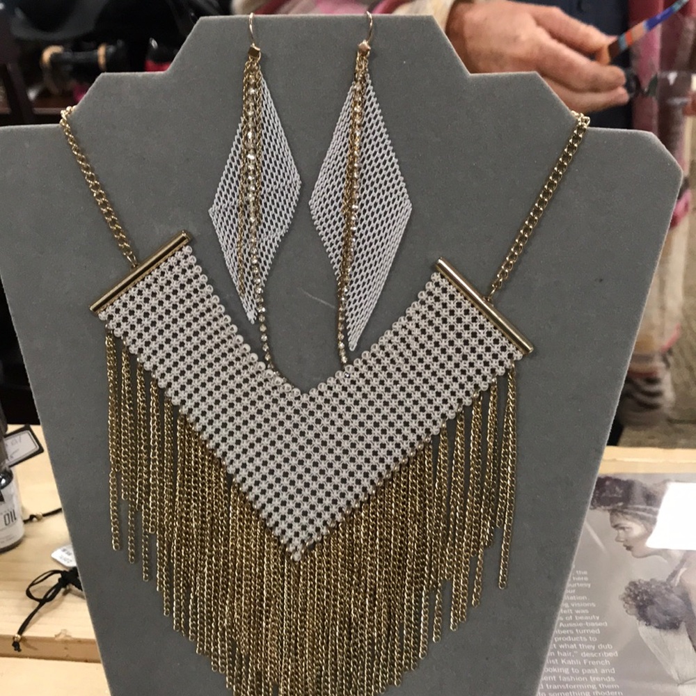 Mech Necklace and earring!